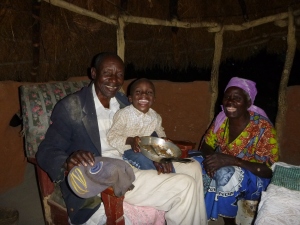 Bataata, Bamaayo, and their grandson, Musonda.