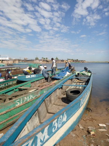 Boats remain the main source of transport west from Mongu.