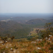 View from the top of Mount Lavushi. Everything you can see is a part of the sprawling, 1,500km-square Lavushi Manda National Park.
