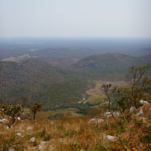 View from the top of Mount Lavushi. Everything you can see is a part of the sprawling, 1,500km-square Lavushi Manda National Park.
