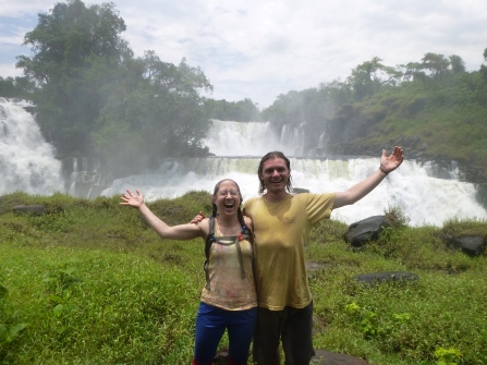 Me and Adam at Kabweluma Falls.
