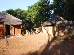 Katie's house, outside Mwinilungu in Northwestern Province.